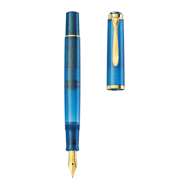 Pelikan Füller, Classic M200 Golden Lapis, Special Edition