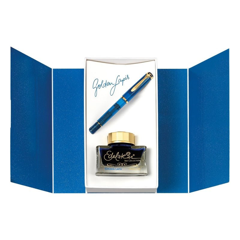 Pelikan Füller, Classic M200 Golden Lapis, Special Edition