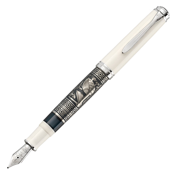 Pelikan Füller Toledo M910, 18KT Feder Special Edition in weiss