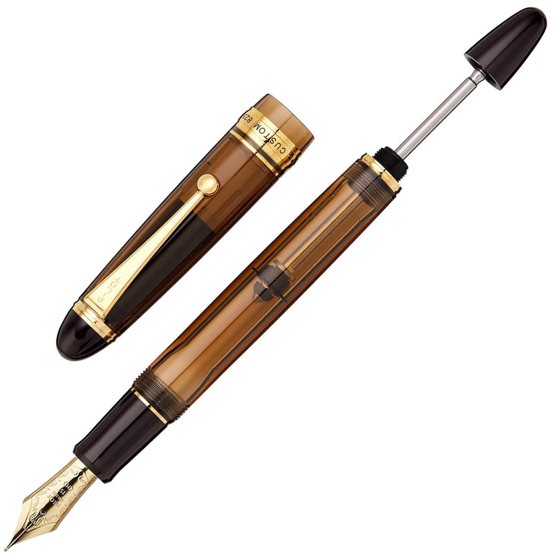 Pilot Füller Custom 823, 14Kt, braun