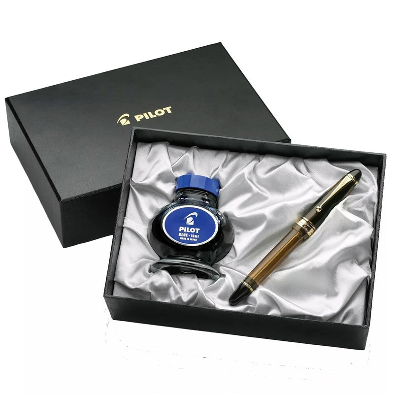 Pilot Füller Custom 823, 14Kt, braun