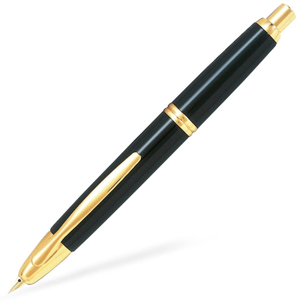 Pilot Füller Capless Gold, 18Kt, schwarz