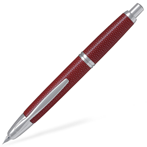 Pilot Füller Capless Rhodium, Graphite, 18Kt, rot