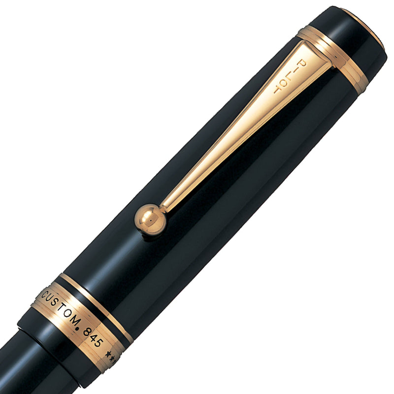 Pilot Füller Custom 845, 18Kt, schwarz