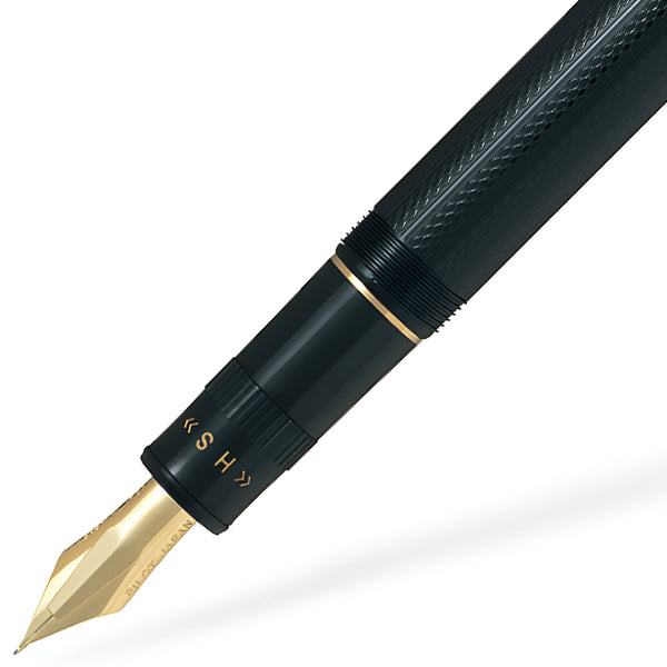 Pilot Füller Justus 14Kt, schwarz