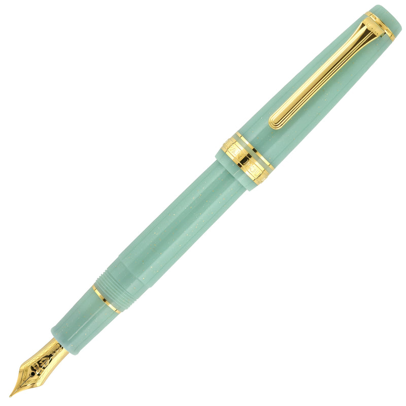 Sailor, Füller Pro Gear Slim, gold Special Ed. 14K Feder, Dragon Palace Green Lamé