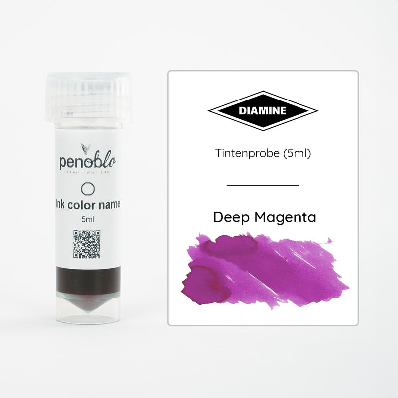 Diamine, Tintenprobe, Regular, Deep Magenta, 5ml