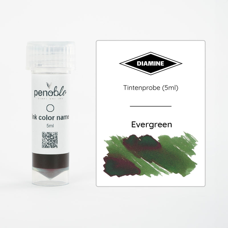 Diamine, Tintenprobe, Regular, Evergreen, 5ml