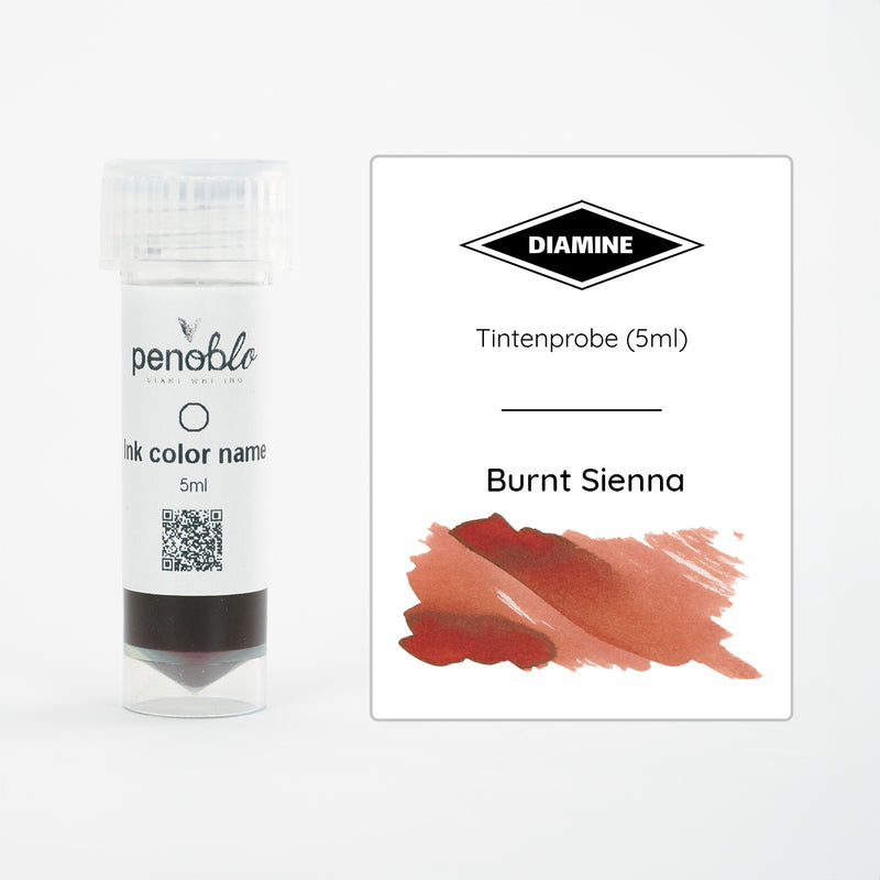 Penoblo Tintenprobe, Diamine Regular, Burnt Sienna