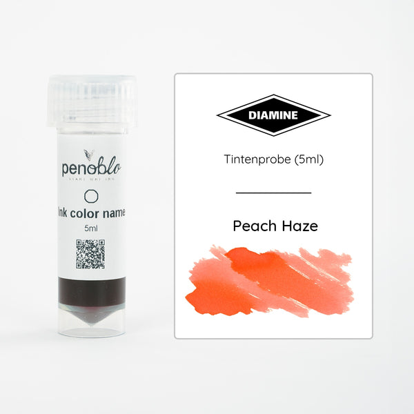 Penoblo Tintenprobe, Diamine Regular, Peach Haze