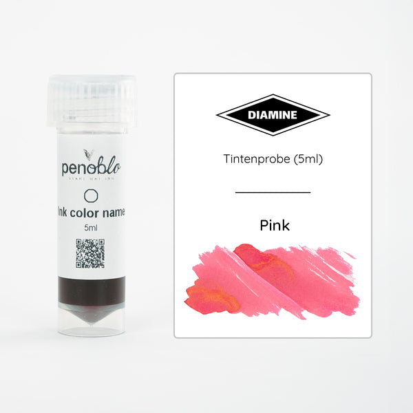 Diamine, Tintenprobe, Regular, Pink, 5ml