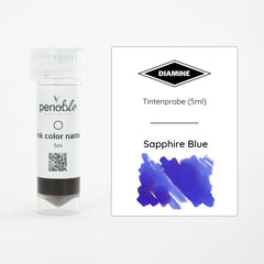 Penoblo Tintenprobe, Diamine Regular, Sapphire Blue