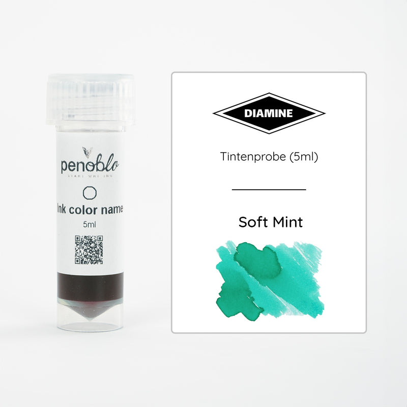 Penoblo Tintenprobe, Diamine Regular, Soft Mint