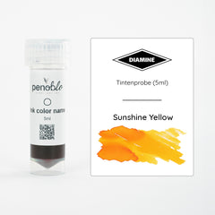 Diamine, Tintenprobe, Regular, Sunshine Yellow, 5ml