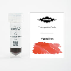 Penoblo Tintenprobe, Diamine Regular, Vermillion