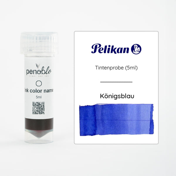 Pelikan, Tintenprobe, löschbar, Königsblau, 5ml