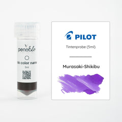 Pilot, Tintenprobe, Iroshizuku, Japanese Beautyberry, Murasaki-Shikibu, 5ml