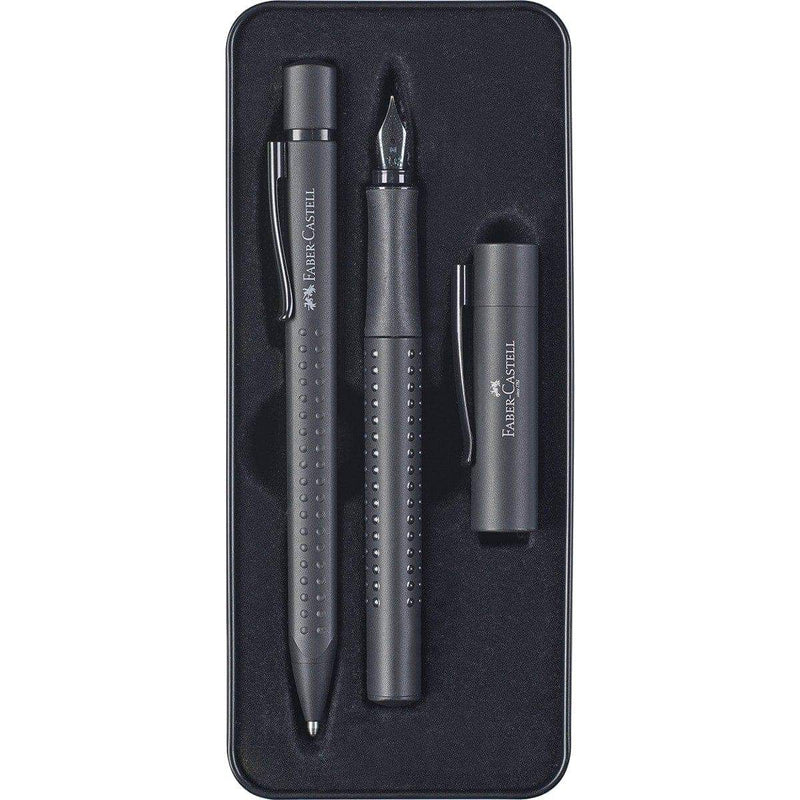 Faber-Castell, Füller, Grip, Set Edition All Black-1