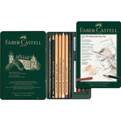 Faber-Castell, Buntstift Pitt Pitt Monochrome, Metalletui klein