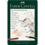 Faber-Castell, Stifte, Set, Pitt Monochrome klein Metalletui-2