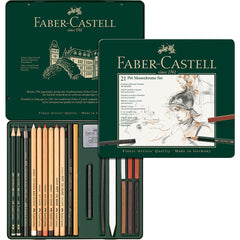 Faber-Castell, Buntstift Pitt Pitt Monochrome, Metalletui medium