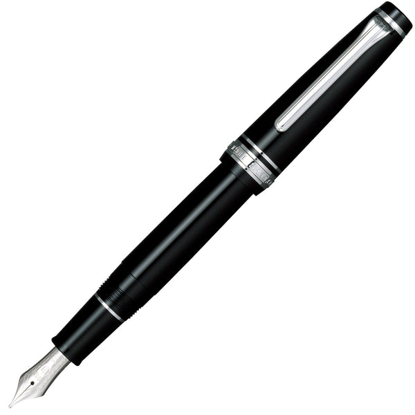 Sailor Füller Pro Gear Slim silber 14K Feder schwarz-1