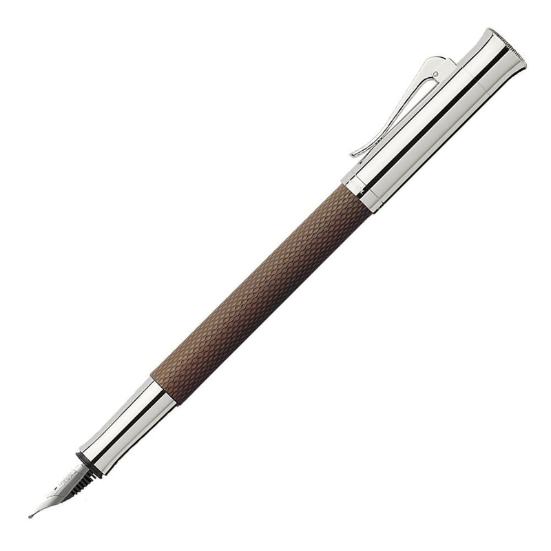 Graf von Faber-Castell, Füller, Guilloche, Cognac-1