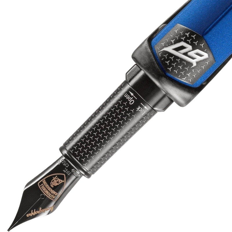 Montegrappa Füller Lamborghini 60 Limited Edt. Blue Aegeus-2