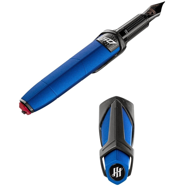 Montegrappa Füller Lamborghini 60 Limited Edt. Blue Aegeus-5