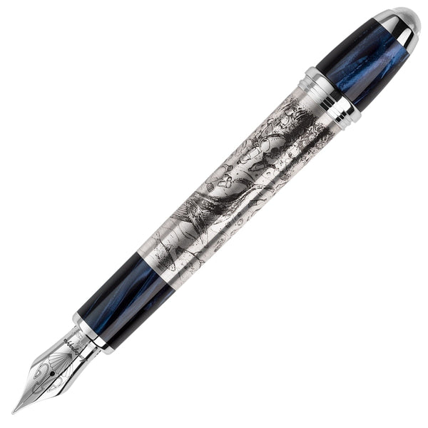 Montegrappa Füller Ocean Collection Prince Albert II of Monaco Foundation 18K Feder silber-1