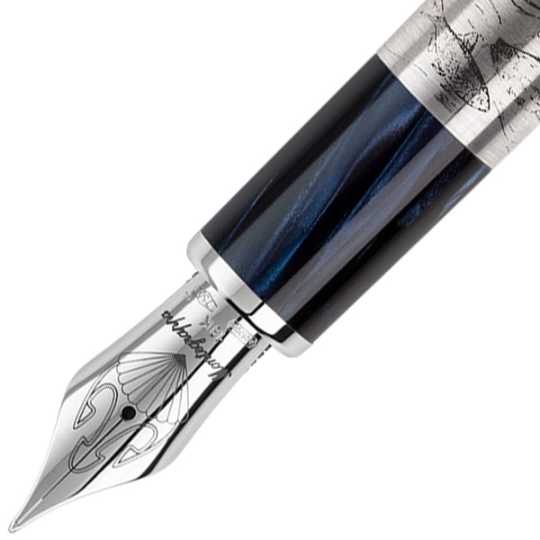 Montegrappa Füller Ocean Collection Prince Albert II of Monaco Foundation 18K Feder silber-2