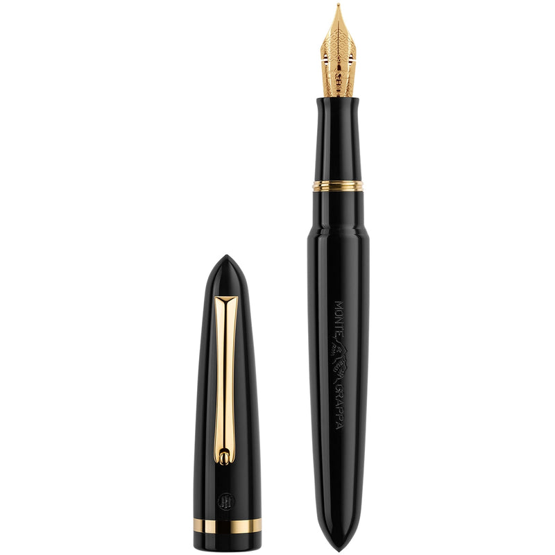 Montegrappa Füller Venetia 14K Feder Flex schwarz-4