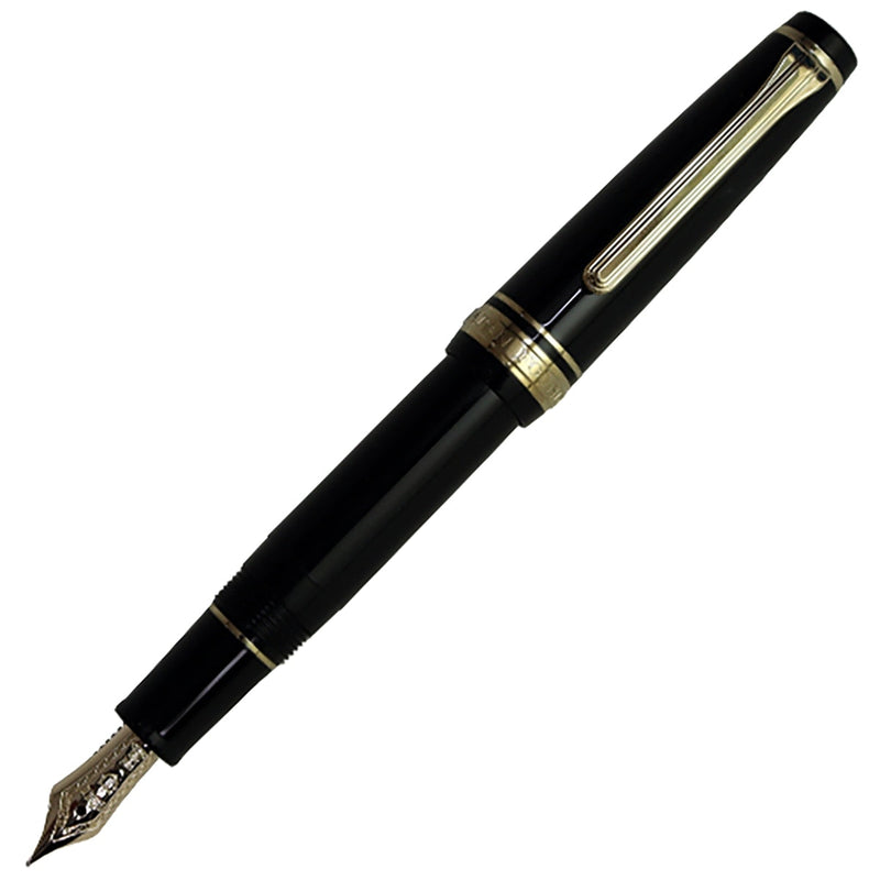 Sailor Füller Pro Gear Slim Mini gold 14K Feder schwarz-1